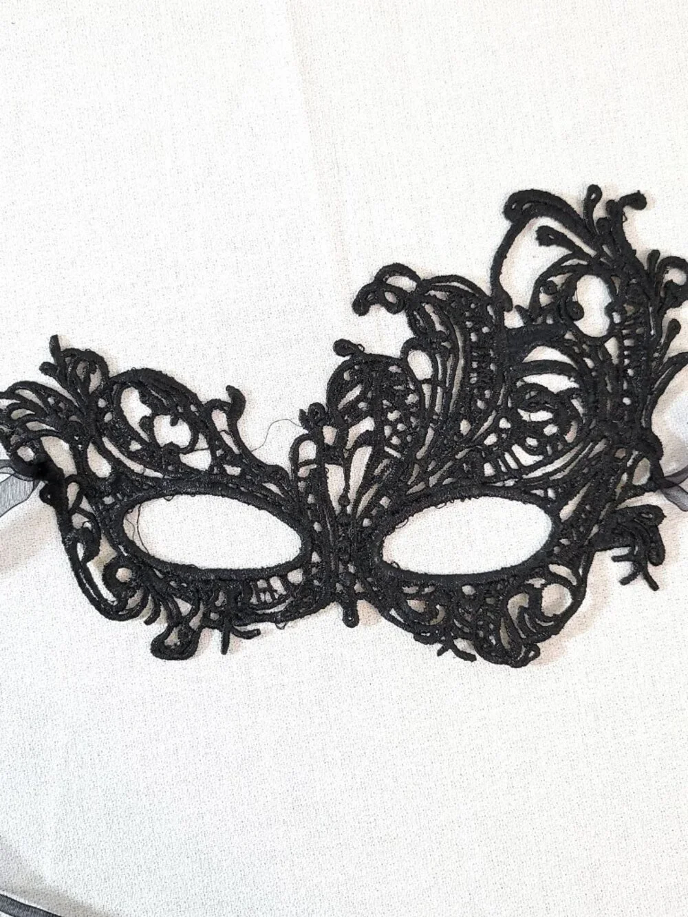 Gold Laser Cut Metal Filigree Masquerade Mask - Venetian Party Prom Ball